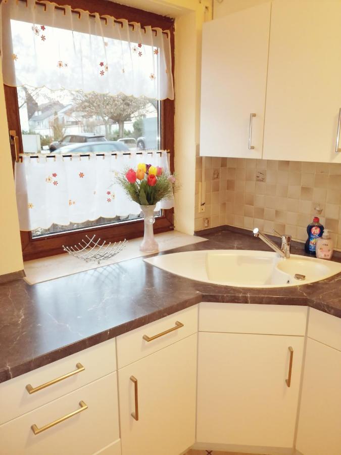 Ebenerdige Ferienwohnung Mit Grosser Terrasse In Der Naehe Des Waldes, Zum Wohlfuehlen Schoneck Bagian luar foto
